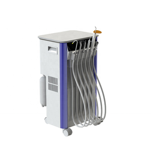 Attrezzatura Dentistica di Alta Qualità, <span class=keywords><strong>Unit</strong></span>à Dentale Mobile Multifunzionale Portatile con Compressore d'Aria - Product Image 1