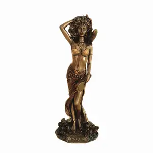 Oshun السانتيريا أوريشا إلهة الحب والجمال الزواج مرسومة باليد تمثال ديكور المنزل