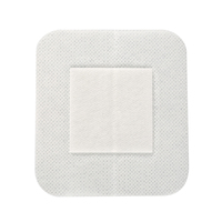 Pansement médical jetable non tissé désinfecté à l'ozone de classe I, type île, pour plaies, 4 x 6 pouces, extra large, avec bordure adhésive