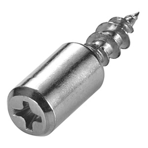 Soporte de estante con tornillo autorroscante integrado, fijación para gabinetes, metal, acero inoxidable, cabeza Phillips, accesorio de ferretería para madera - Product Image 5