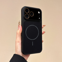 Coque de protection magnétique mate effet seconde peau premium pour iPhone 18 Pro Max, compatible avec les coques d'iPhone 17, 16, 15, 14, 13