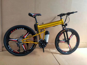 Bicicleta Eléctrica Plegable XFY con Marco <span class=keywords><strong>de</strong></span> Aleación <span class=keywords><strong>de</strong></span> Aluminio <span class=keywords><strong>de</strong></span> 26 Pulgadas, 5 Velocidades, Motor Central <span class=keywords><strong>de</strong></span> 350 W, Frenos <span class=keywords><strong>de</strong></span> Disco Hidráulicos, Batería Extraíble - Product Image 5