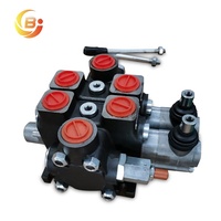 Vanne de commande hydraulique manuelle à double action Junbao série PC100 27 GPM pour tracteur – Vente en gros