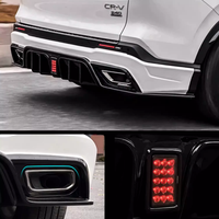 Kit de carrosserie de mise à niveau style DJ pour pare-chocs avant et lèvres arrière, kit de contour pour CR-V 2023 2024 2025, couleur noir et blanc, pièce de modification automobile