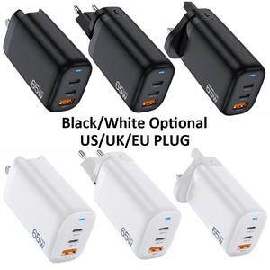 อะแดปเตอร์ชาร์จเร็ว 65W GaN ชาร์จเร็วแบบสามพอร์ต PD ช่องเสียบคู่ C+A 65W ปลั๊ก US/UK/EU สำหรับ iPhone Samsung - Product Image 6