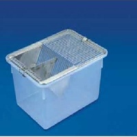 Cage d'élevage en plastique de haute qualité pour rats de laboratoire et oiseaux, avec cage pour perroquet, blanche transparente, taille personnalisée OEM