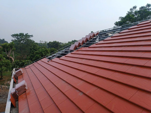 Shinko แผ่นหลังคาแบนแบบไม่ใช้แร่ใยหินแผ่นหลังคาน้ำหนักเบาทนทานเป็นมิตรต่อสิ่งแวดล้อม - Product Image 4