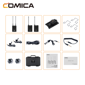 Micrófono inalámbrico Comica UHF, funciona con cámara, videocámara, teléfono inteligente, grabadora y otros equipos - Product Image 5