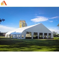 Grandes tentes extérieures d'église pour le festival, exposition d'exposition, foire, événements de salon commercial tente incurvée en PVC imperméable