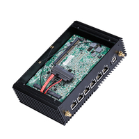 Ordinateur de bord industriel sans ventilateur Qotom Q30751G6 DDR4 SO-DIMM, socket jusqu'à 32 Go de mémoire, 6 ports LAN, processeur Core I5 7200U, mini PC
