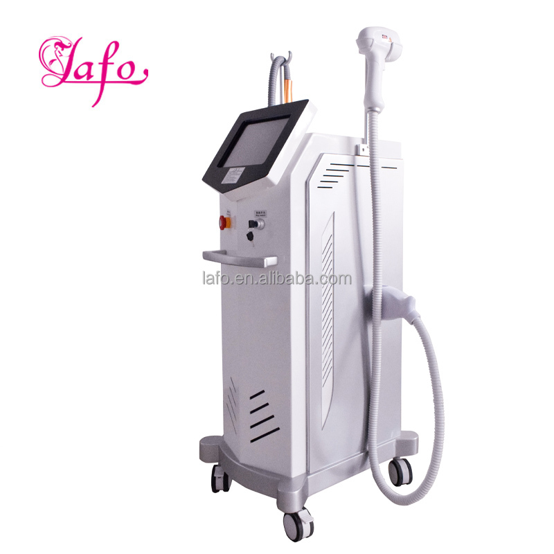 Professional 808 diode laser and pico 2in1 multifunctional high power tattoo hair removal machine LF-668