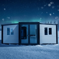 Conteneurs modulaires à double extension pour salles de classe, toilettes SAA, cabines scolaires 30ft 10ft, Premium 40 CE AS, Villa moderne style café, Abri