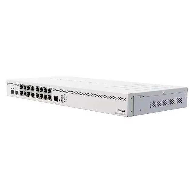 MikroTik CCR2004-16G-2S+ 16 Gigabit Ethernet Ports 2 10G SFP+ Fiber Optic Terminal Box for FTTH