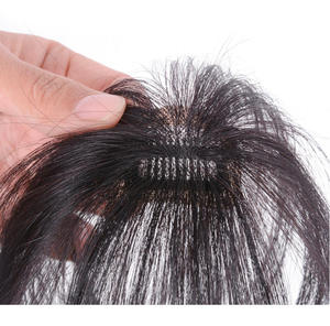 Estensioni dei <span class=keywords><strong>capelli</strong></span> con frange per <span class=keywords><strong>capelli</strong></span> AU Remy clip per <span class=keywords><strong>capelli</strong></span> umani reali di buona qualità nella testa superiore bang per le donne - Product Image 6