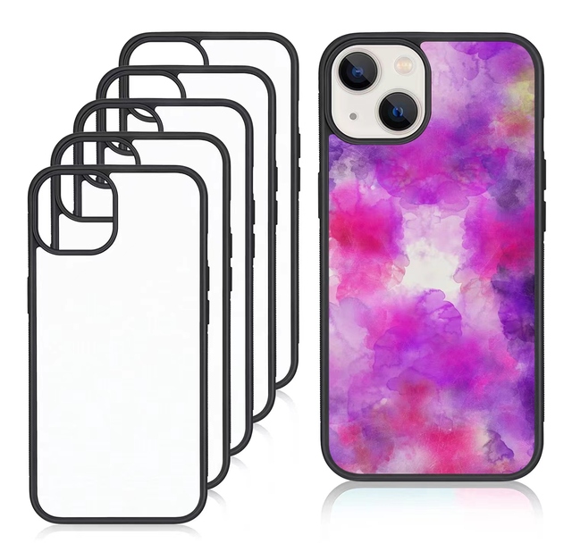 Bulk Soft TPU 2D Blanks Sublimation Cell Phone Case with Aluminum Sheet for iPhone 17 16 15 14 13 12 11 Pro Max X XR Xs 7 8 Plus