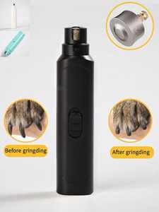 कुत्तों के लिए शांत पर्यावरण के अनुकूल प्लास्टिक नाखून ग्राइंडर usb usb संचालित सौम्य पंजे ट्रिमर कारखाने प्रत्यक्ष पालतू सौंदर्य उपकरण - Product Image 3