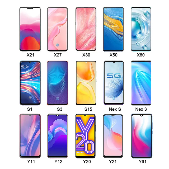 For Vivo Y12 Y12 Y20 Y21 Y91 Lcd Screen for Vivo X21X27X30 X50 X60 Pro X70 X80 LCD for Vivo IQoo Nex S 3 S1 S3 S15 Display