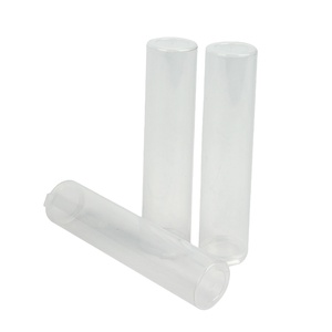 Wholesale clear hard plastic cylinder storage packaging tube