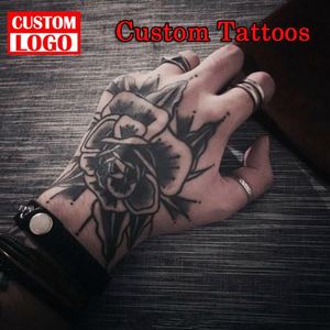 Tatuajes Temporales Personalizados al por Mayor, Adhesivos de Transferencia de Agua, Tatuaje Temporal Personalizado Resistente al Agua - Product Image 4