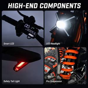 OEM Groothandel Off-Road Elektrische Motorfiets 72V 4500W, Verwijderbare Lithium Batterij 3 Versnellingen Snelle Levering voor Wereldwijde Groothandels - Product Image 2