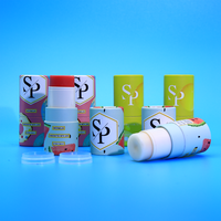Conteneur de bâton de vis en papier déodorant écologique de haute qualité personnalisé Tube torsadé Tube de papier torsadé rose durable