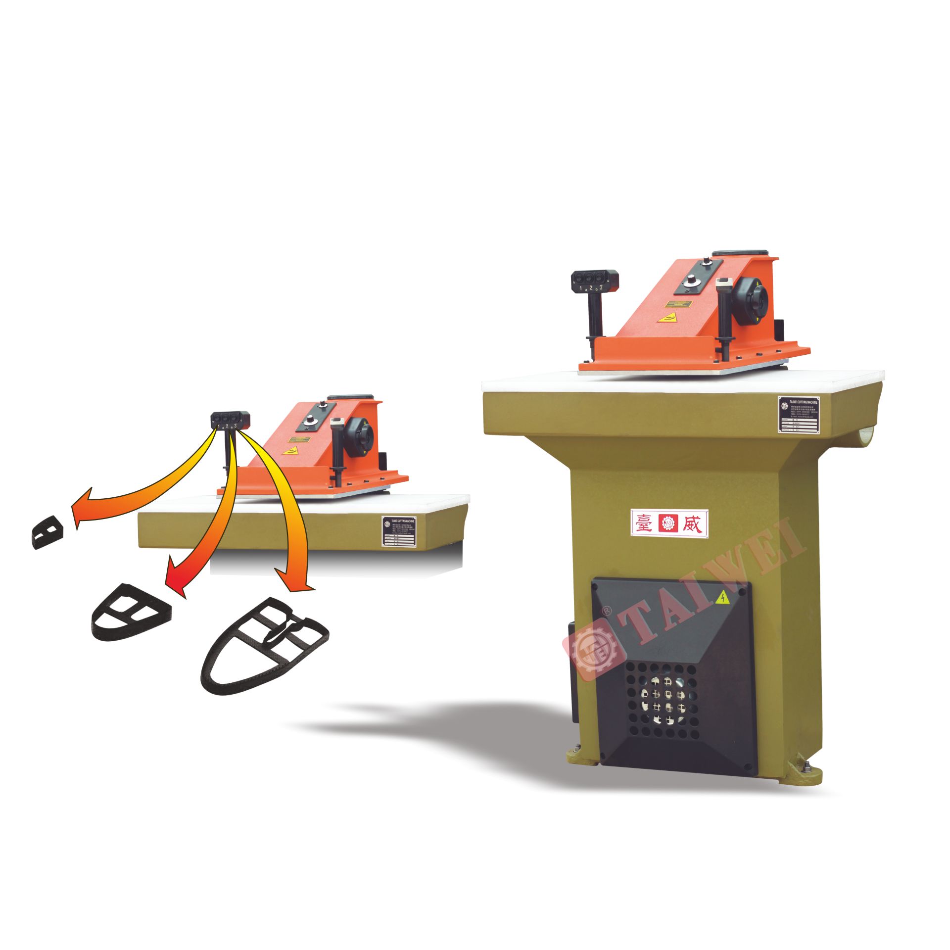 Гидравлическая машина для резки кожи с поворотным рычагом Clicker Press для продажи машина для резки кожи