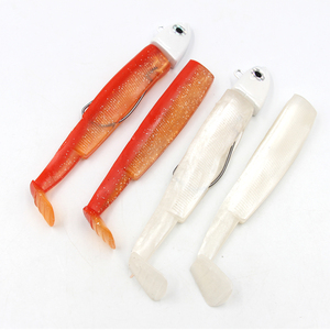 Leurre de méné noir personnalisé de différentes tailles leurre souple appâts pesca leurres pêche brochet tête de gabarit leurres de pêche à l'achigan - Product Image 4