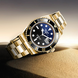 PINDU Luxury Two-Tone Men's Automatic Mechanical Watch Style 3ATM Waterproof Luminous Date <b>Moon</b> Phaes - Product Image 3