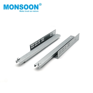 Sistema de correderas de cajones de alta resistencia, extensión completa, cierre suave, doble pared, riel de montaje inferior, caja de cajón de acero para gabinete de cocina - Product Image 4