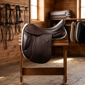 Meilleur Prix Selle d'Endurance Internationale en Cuir Véritable Style Western Anglais Durable pour Courses Hippiques et Sauts (Bois/Plastique) - Product Image 2