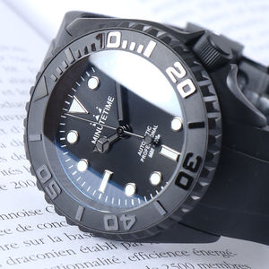 นาฬิกาข้อมือผู้ชาย Minutetime รุ่น SKX007 SKX009 NH35 หรูหรา ระบบออโตเมติก ตัวเรือนเซรามิก กันน้ำ หน้าปัดสีดำ เรืองแสง - Product Image 2