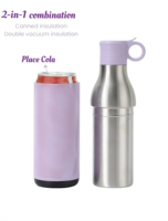 DAJI HYDRO 18/8 gobelet Portable en acier inoxydable vente chaude moderne fond détachable tasse flacon à vide bouteille d'eau colorée