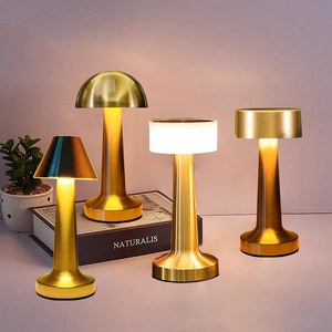 Di alta qualità moderna in metallo lampada da tavolo ristorante con <span class=keywords><strong>paralume</strong></span> in <span class=keywords><strong>oro</strong></span> Touch Control LED lampada da tavolo per la decorazione della casa - Product Image 6