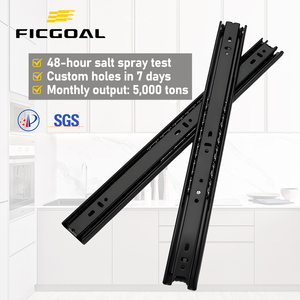 Ficgoal 45mm 3 lần bi trượt thép cán nguội cho phòng tập thể dục ngoài trời Sử dụng cho nhà bếp ăn uống phòng ngủ phòng tắm ngăn kéo trượt - Product Image 1