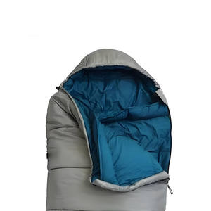 Sac de couchage personnalisable LLOYDBERG en polyester imperméable 210T unisexe pour l'hiver, sacs de couchage thermiques pour le camping par temps froid - Product Image 4