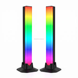Vente flash - Cadeau de Noël - <span class=keywords><strong>Lampe</strong></span> d'ambiance LED à rythme musical avec capteur sonore 3D RGB pour configuration de jeu, chambre à coucher, bar, décoration de fête - Product Image 3