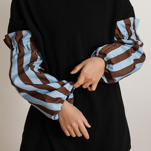 Oversleeves Vertical Striped Sleeve 38x13.5cm Water Resistant Polyester Daily Use Adult - Product Image 1