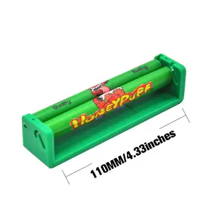 HONEYPUFF 110 MM 플라스틱 담배 흡연 롤링 머신 조정 가능한 스위치 롤러