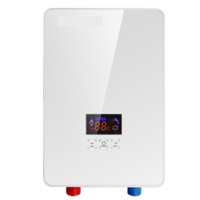 Chaude 8000W 220V Chauffe-Eau Électrique Chauffage Instantané Douche Geyser Salle De Bains Sans Réservoir LED Ménage Hôtel En Plein Air Garage En Plastique