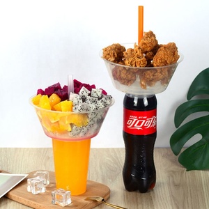 Olla caliente móvil china, cuencos para aperitivos, pollo fritado, tazas de té lechoso, bandejas para ensalada de frutas, contenedores de palomitas de maíz para llevar Chips, 700ml - Product Image 2