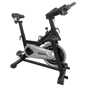 Vélo de spinning d'intérieur stationnaire avec volant d'inertie de 6 kg pour la remise en forme - Product Image 2