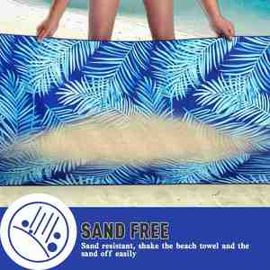 Toalla de Playa de Microfibra de Lujo, Estampada, de Secado Rápido, Colorida, para Viajes, Nuevo Diseño, Poliéster para Todas las Temporadas - Product Image 3