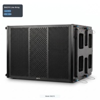Sistema de Altavoces Line Array Dual de 10 Pulgadas para Eventos, con Tweeter de 3 Pulgadas y Woofers de 10 Pulgadas para Uso en Escenarios
