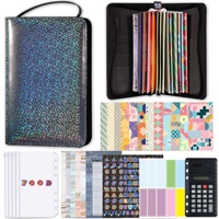 Ventes directes du fabricant divers styles tout clic propriété pleine couverture en cuir Sky Star portefeuille classeur budgétaire