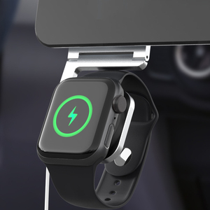 Base de <span class=keywords><strong>Carga</strong></span> Inalámbrica Rápida para Reloj, Soporte para Montaje en el Tablero del Automóvil con Salida de 5W para Reloj - Product Image 6