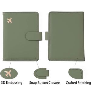 Bolsa de Pasaporte RFID de Moda, de Cuero PU, Multifuncional, Porta Tarjetas SIM y de Identificación, Impermeable, para Viajes, Regalo Promocional Personalizado, para Todas las Temporadas - Product Image 3