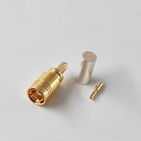 Connecteur coaxial RF à sertir de type SMB femelle (prise) de bonne qualité 50 ohms DC-4 GHz pour câble RD316