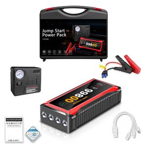 Arrancador <span class=keywords><strong>de</strong></span> Emergencia Portátil con Batería, <span class=keywords><strong>Mini</strong></span> Bomba <span class=keywords><strong>de</strong></span> <span class=keywords><strong>Aire</strong></span>, Inflador <span class=keywords><strong>de</strong></span> Neumáticos, Banco <span class=keywords><strong>de</strong></span> Energía para Automóvil, Arrancador <span class=keywords><strong>de</strong></span> Autos, <span class=keywords><strong>Compresor</strong></span> <span class=keywords><strong>de</strong></span> <span class=keywords><strong>Aire</strong></span> <span class=keywords><strong>de</strong></span> 99800 mAh - Product Image 2