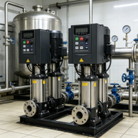 Variateur de fréquence OULU 185KW triphasé AC380V pour pompe à eau, pompe centrifuge, utilisation industrielle haute performance, contrôle vectoriel