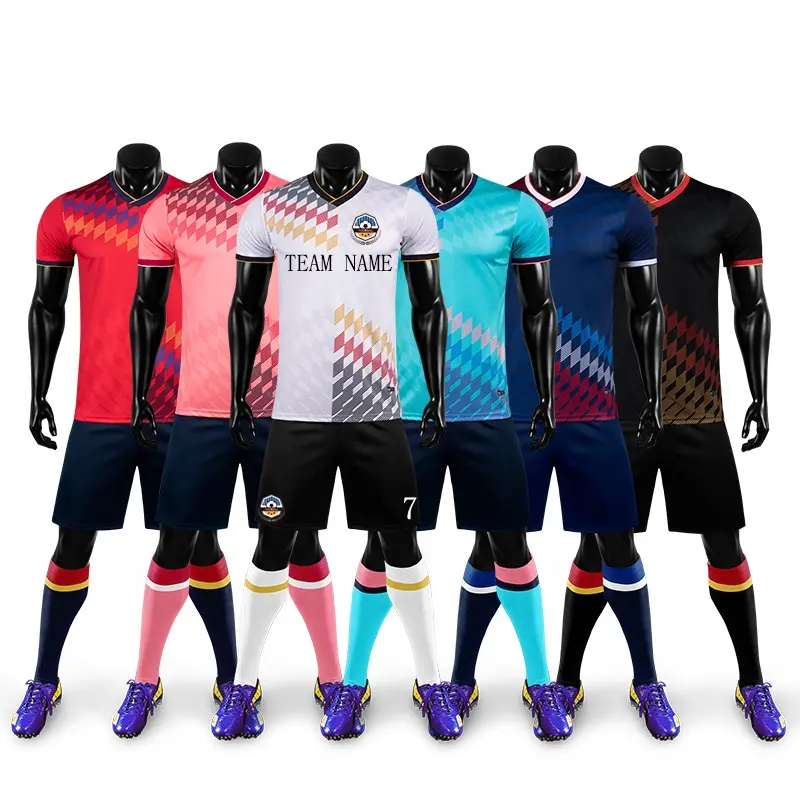 2024 Dernier modèle Sport Shirt Homme Football Jersey Kit d'entraînement en gros